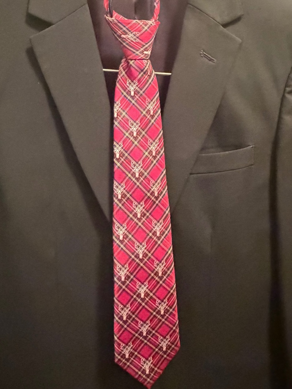 BOYS Christmas Tie, zipper adjustable